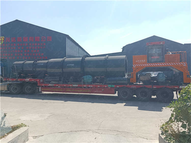 客戶豬糞有機(jī)肥設(shè)備制造畜禽糞污處理設(shè)備發(fā)貨