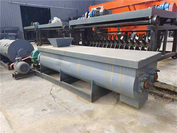 有機無機水溶性肥雙軸攪拌機 污泥畜牧糞便連續(xù)式混料機