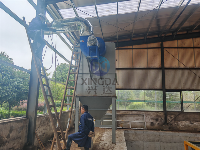 水溶性配方有機肥生產(chǎn)線安裝現(xiàn)場