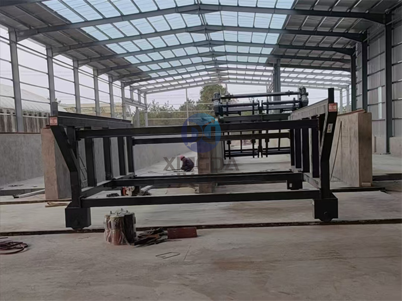 年產(chǎn)5000噸粉劑有機肥生產(chǎn)線安裝現(xiàn)場