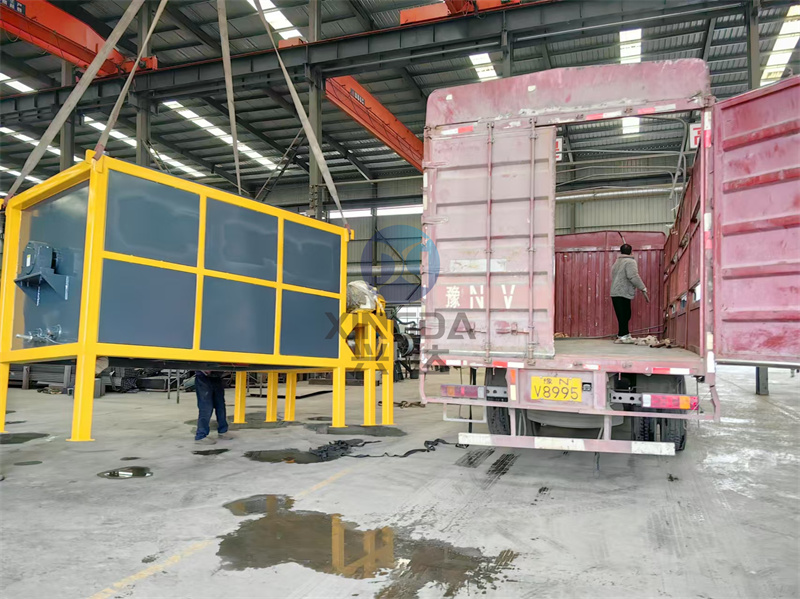 3立方有機(jī)肥臥式發(fā)酵罐安裝現(xiàn)場(chǎng)