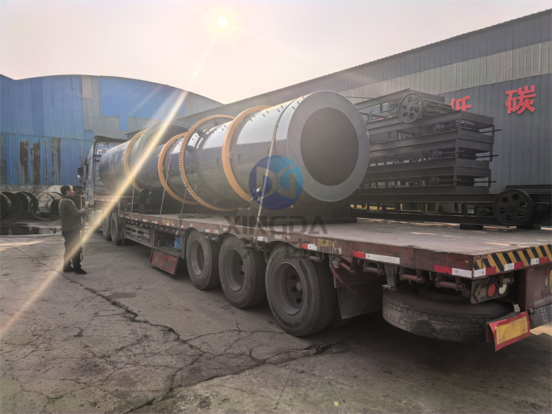 羊糞有機肥生產線發(fā)貨現場