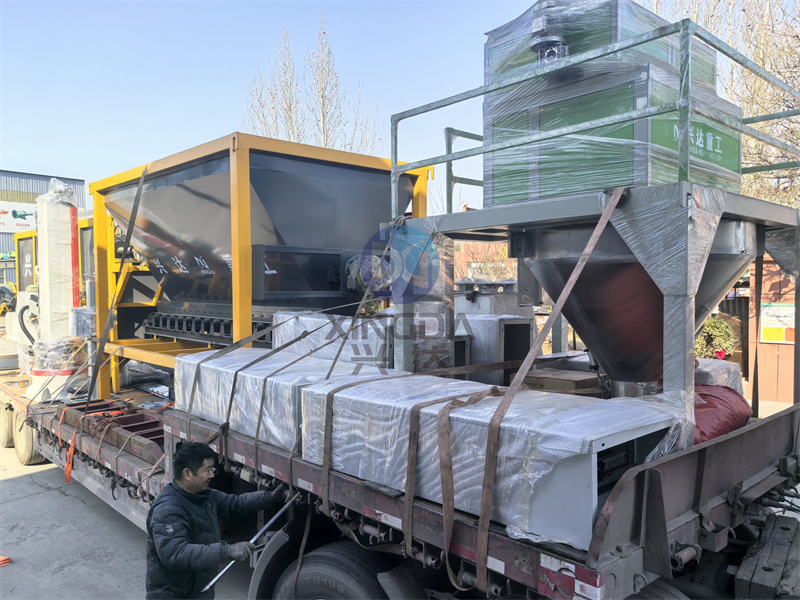 摻混肥有機肥生產線發(fā)貨現場